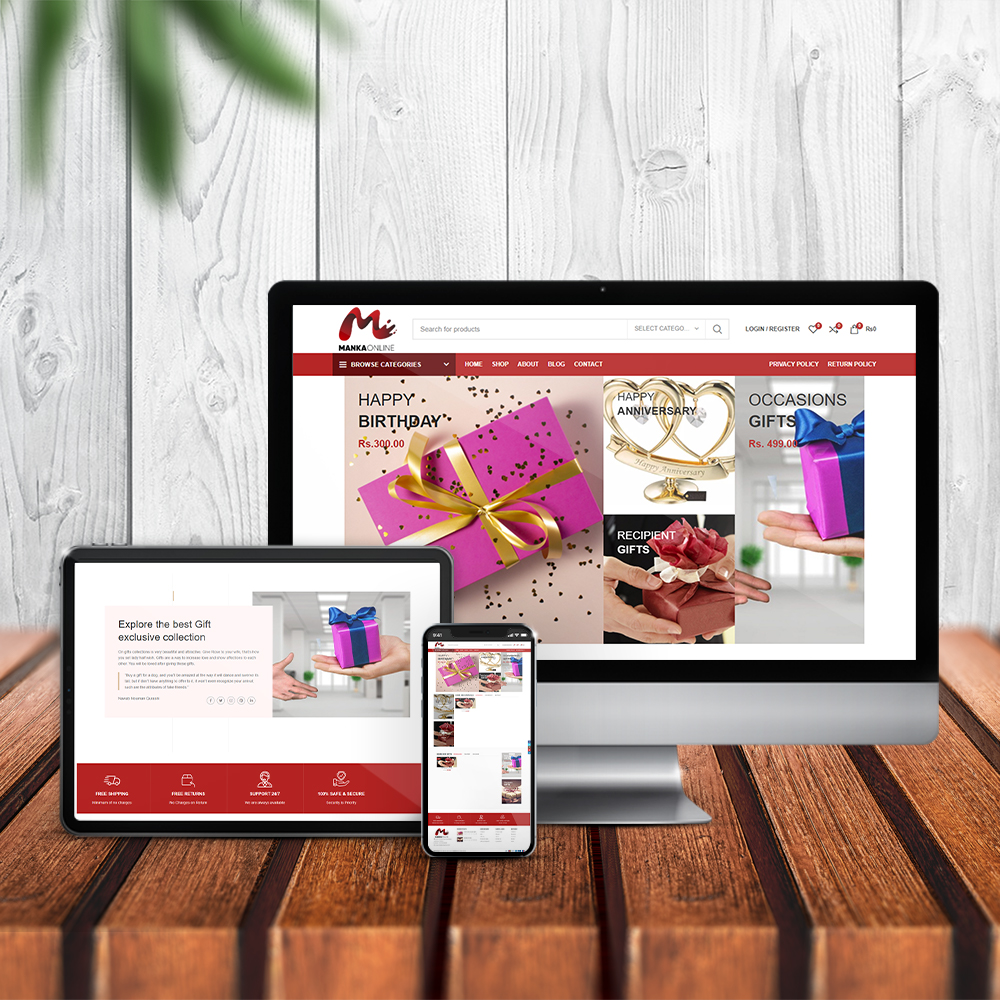 Mockup mankaonline.com